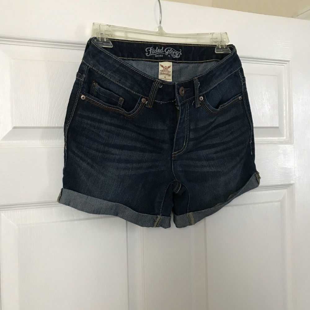 Denim shorts